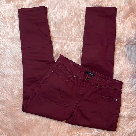 Fried‎ Denim Red Slim Jean Size 34x32 - Picture 1 of 6